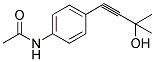 N-[4-(3-HYDROXY-3-METHYL-1-BUTYNYL)PHENYL]ACETAMIDE Struktur