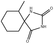 6-METHYL-1,3-DIAZA-SPIRO[4.5]DECANE-2,4-DIONE Struktur