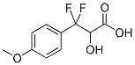 3,3-DIFLUORO-2-HYDROXY-3-(4-METHOXY-PHENYL)-PROPIONIC ACID Struktur