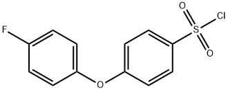 4-(4-FLUORO-PHENOXY)-BENZENESULFONYL CHLORIDE Struktur