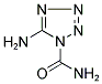 5-AMINO-1H-1,2,3,4-TETRAAZOLE-1-CARBOXAMIDE Struktur