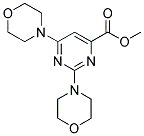 2,6-DIMORPHOLINOPYRIMIDINE-4-CARBOXYLIC ACID METHYL ESTER Struktur