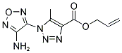 ALLYL 1-(4-AMINO-1,2,5-OXADIAZOL-3-YL)-5-METHYL-1H-1,2,3-TRIAZOLE-4-CARBOXYLATE Struktur