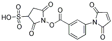 3-MALEIMIDOBENZOYL-N-HYDROXYSULPHOSUCCINIMIDE ESTER Struktur