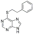 6-[(2-PHENYLETHYL)THIO]-9H-PURINE Struktur