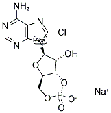 8-CHLOROADENOSINE-3',5'-CYCLIC MONOPHOSPHATE SODIUM SALT Struktur