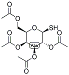 2,3,4,6-TETRA-O-ACETYL-1-THIO-BETA-D-GALACTOPYRANOSE Struktur