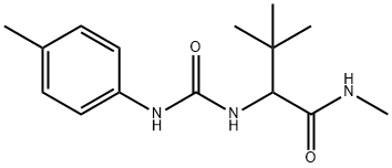 N,3,3-TRIMETHYL-2-[(4-TOLUIDINOCARBONYL)AMINO]BUTANAMIDE Struktur