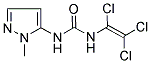 N-(1-METHYL-1H-PYRAZOL-5-YL)-N'-(1,2,2-TRICHLOROVINYL)UREA Struktur