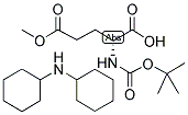 BOC-D-GLU(OME)-OH DCHA Struktur