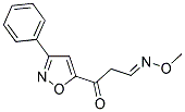 3-OXO-3-(3-PHENYL-5-ISOXAZOLYL)PROPANAL O-METHYLOXIME Struktur