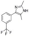 2,5-DIMETHYL-4-(3-(TRIFLUOROMETHYL)PHENYL)-(1H)-IMIDAZOLE Struktur