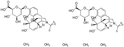 MORPHINE-3BETA-D-GLUCURONIDE-D3 Struktur