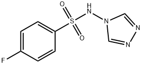 4-FLUORO-N-(4H-1,2,4-TRIAZOL-4-YL)BENZENESULFONAMIDE Struktur