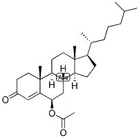 4-CHOLESTEN-6-BETA-OL-3-ONE ACETATE Struktur