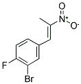 (3-BROMO-4-FLUOROPHENYL)-2-NITROPROPENE Struktur