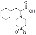 3-CYCLOHEXYL-2-(1,1-DIOXO-1LAMBDA6,4-THIAZINAN-4-YL)PROPANOIC ACID Struktur