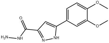 5-(3,4-DIMETHOXY-PHENYL)-2H-PYRAZOLE-3-CARBOXYLIC ACID HYDRAZIDE Struktur