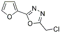 2-(CHLOROMETHYL)-5-(2-FURYL)-1,3,4-OXADIAZOLE Struktur