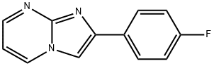 2-(4-FLUOROPHENYL)IMIDAZO[1,2-A]PYRIMIDINE Struktur