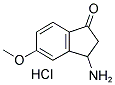 6-METHOXY-3-OXO-1-INDANAMINIUM CHLORIDE Struktur