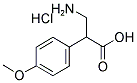 3-AMINO-2-(4-METHOXY-PHENYL)-PROPIONIC ACID HCL Struktur