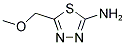 5-(METHOXYMETHYL)-1,3,4-THIADIAZOL-2-AMINE Struktur