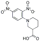 1-(2,4-DINITRO-PHENYL)-PIPERIDINE-3-CARBOXYLIC ACID Struktur