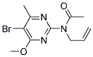 N-ALLYL-N-(5-BROMO-4-METHOXY-6-METHYLPYRIMIDIN-2-YL)ACETAMIDE Struktur