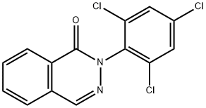 2-(2,4,6-TRICHLOROPHENYL)-1(2H)-PHTHALAZINONE Struktur