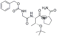 Z-GLY-THR(TBU)-PRO-NH2 Struktur