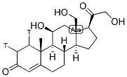 18-HYDROXYCORTICOSTERONE, [1,2-3H] Struktur