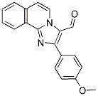 2-(4-METHOXYPHENYL)IMIDAZO[2,1-A]ISOQUINOLINE-3-CARBALDEHYDE Struktur