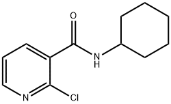 2-CHLORO-N-CYCLOHEXYLNICOTINAMIDE Struktur