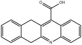 6,11-DIHYDRO-BENZO[B]ACRIDINE-12-CARBOXYLIC ACID Struktur