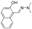 2-HYDROXY-1-NAPHTHALDEHYDE DIMETHYLHYDRAZONE Struktur