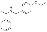 (4-ETHOXY-BENZYL)-(1-PHENYL-ETHYL)-AMINE Struktur