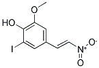 2-IODO-6-METHOXY-4-(2-NITRO-VINYL)-PHENOL Struktur