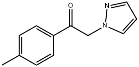 1-(4-METHYLPHENYL)-2-(1H-PYRAZOL-1-YL)-1-ETHANONE Struktur