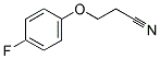 3-(4-FLUOROPHENOXY)PROPIONITRILE Struktur
