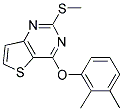 2,3-DIMETHYLPHENYL 2-(METHYLSULFANYL)THIENO[3,2-D]PYRIMIDIN-4-YL ETHER Struktur