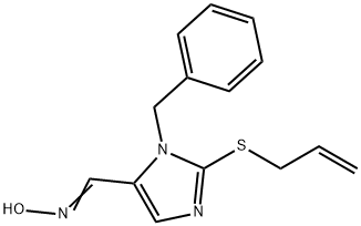 2-(ALLYLSULFANYL)-1-BENZYL-1H-IMIDAZOLE-5-CARBALDEHYDE OXIME Struktur