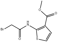 METHYL 2-[(2-BROMOACETYL)AMINO]-3-THIOPHENECARBOXYLATE Struktur