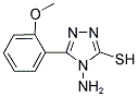 4-AMINO-5-(2-METHOXYPHENYL)-4H-1,2,4-TRIAZOLE-3-THIOL Struktur