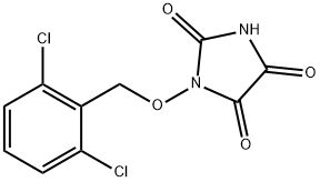 1-[(2,6-DICHLOROBENZYL)OXY]-1H-IMIDAZOLE-2,4,5(3H)-TRIONE Struktur