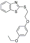 2-([2-(4-ETHOXYPHENOXY)ETHYL]THIO)-1,3-BENZOTHIAZOLE Struktur