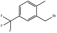 2-METHYL-5-(TRIFLUOROMETHYL)BENZYL BROMIDE Struktur