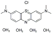 METHYLENE BLUE TETRAHYDRATE Struktur