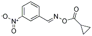 1-(([(CYCLOPROPYLCARBONYL)OXY]IMINO)METHYL)-3-NITROBENZENE Struktur