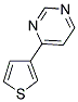 4-THIEN-3-YLPYRIMIDINE Struktur